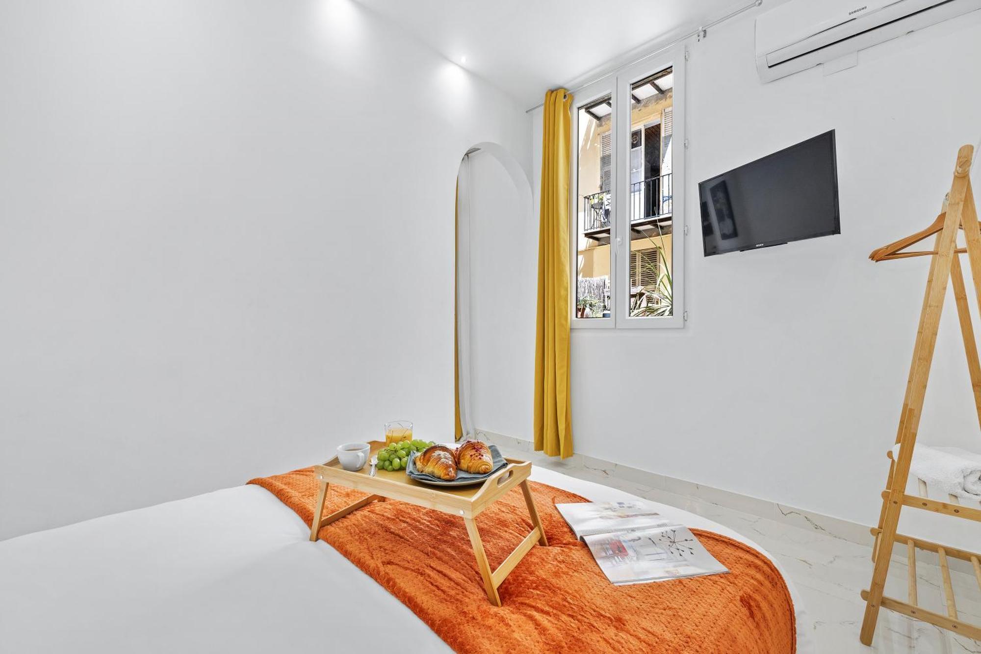 2 Rooms - Hyper Centre - Air-Conditioned - Terrace - Quiet - Tramway - Equipped Kitchen - Wifi Niza Exterior foto